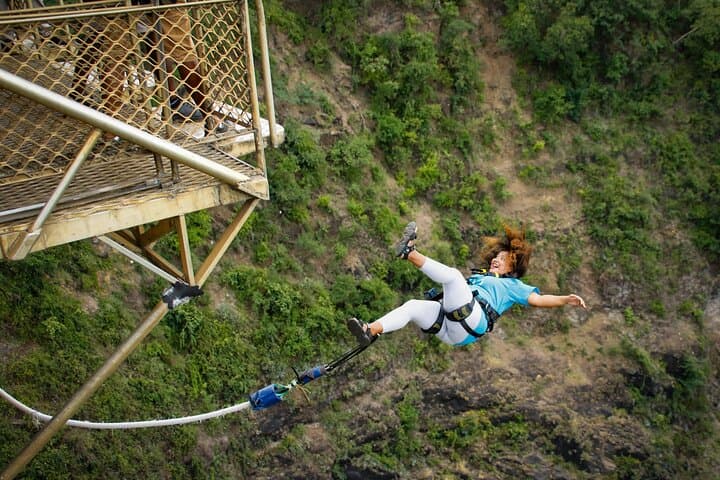 Leap the Gorge: Shearwater Bungee Jump at Victoria Falls Bridge photo 6