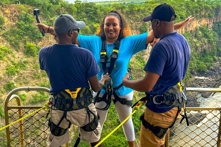 Leap the Gorge: Shearwater Bungee Jump at Victoria Falls Bridge photo 5