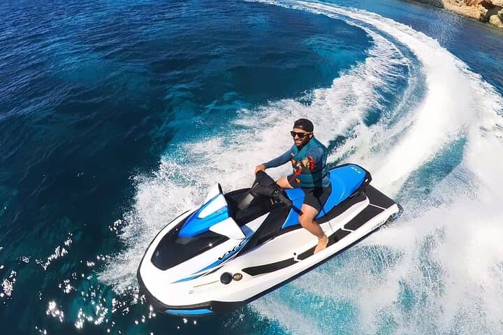 Malta Blue Lagoon Jet Ski Safari — 1-Hour Comino & South Gozo Adventure