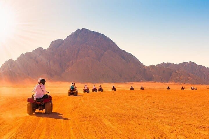 Hurghada Desert ATV Safari: Bedouin Camp, Quad Biking, Dinner & Show