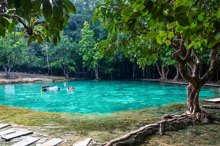 Krabi Jungle Tour: Hot Springs, Emerald Pool & Tiger Cave Temple Full-Day Adventure photo 2