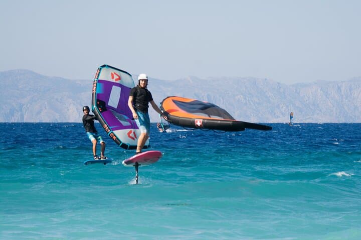 Wing Foiling in Rhodes: 90-Minute Intro Lesson on the Aegean photo 4