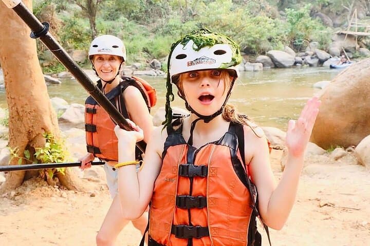 8KM Inflatable Kayaking on the Mae Taeng River — Summer Float Adventure photo 3