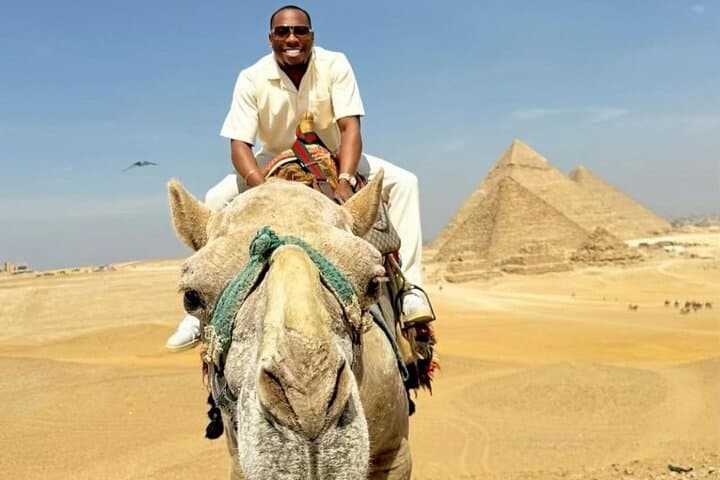 Giza Pyramids Quad-Bike & Camel Experience: Private Tour with Bazaar Stops photo 3