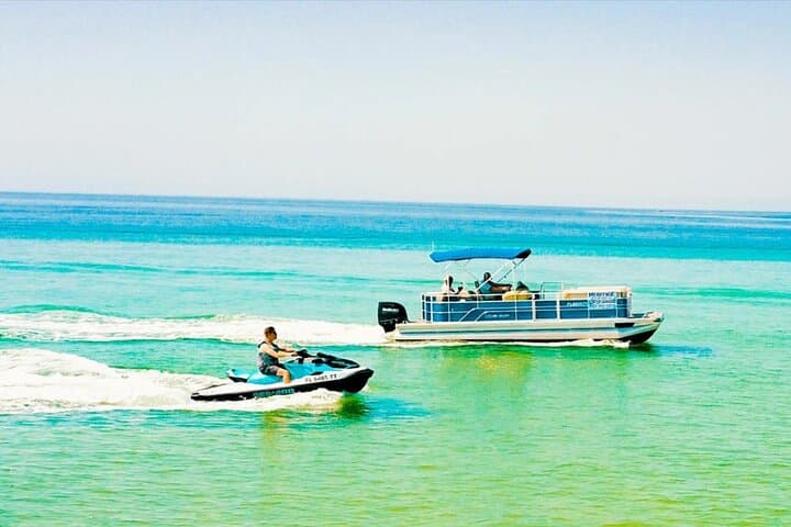 Deluxe 115HP Pontoon Rental in Panama City Beach — Shell Island Day Cruises photo 2