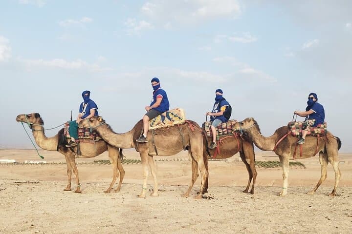 Agafay Desert Sunset Camel Ride from Marrakech — Private Bedouin Tea Experience photo 4