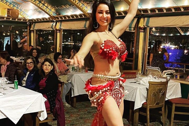 Nile Night Private Dinner Cruise with Belly Dancing in Cairo