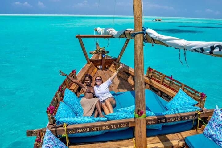 Luxury Mnemba Island Dhow Day Trip from Kendwa — Snorkel, Dolphins & Swahili Lunch photo 4