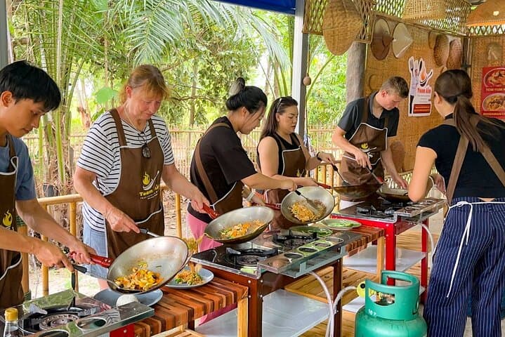 Chiang Mai Thai Cooking Class & Joy Elephant Sanctuary Observation — Market, Mountains, and Gentle Giants