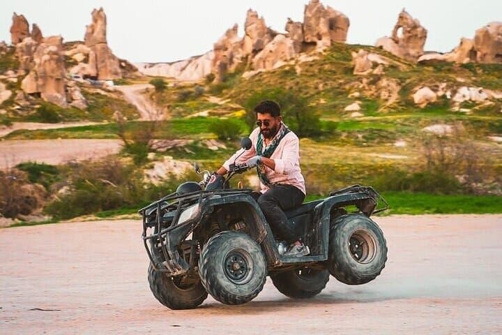 Sunset ATV Tour Through Cappadocia's Rose, Love & Kızılçukur Valleys