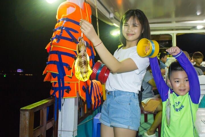 Phu Quoc Sunset and Night Squid Fishing with Onboard Dinner
