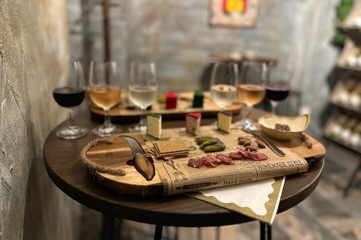 British Wine and Cheese Tasting in Bath Cellar — British Wines & Cheeses photo 2