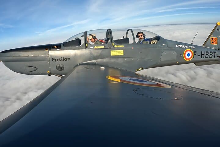 Aerobatic Flying Adventure in a Military Trainer Near Paris photo 6