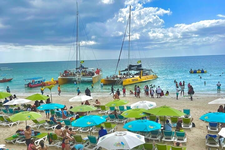 Negril ATV & 7-Mile Beach Catamaran Cruise with Rick's Cafe Sunset