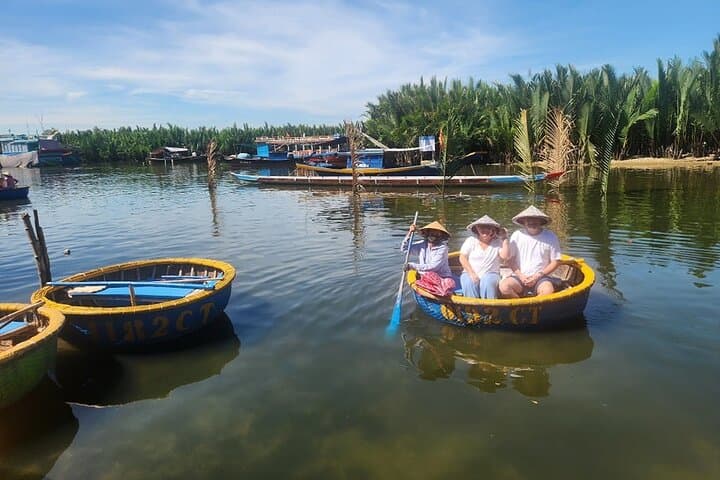 Hoi An Coconut Forest Basket Boat Ride and Lantern Workshop photo 2