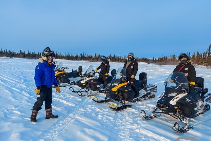 Yellowknife Snowmobiling to Great Slave Lake Ice Caves: Guided 3‑Hour Adventure