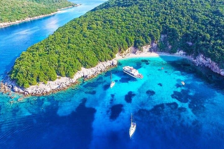Corfu Shore Excursion: Paleokastritsa Beach & Boat Cave Ride