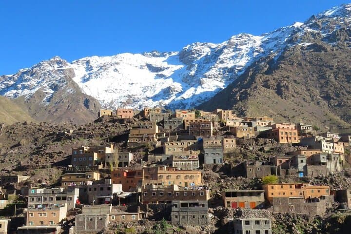 Atlas Mountains Trek and Agafay Sunset Camel Ride from Marrakech