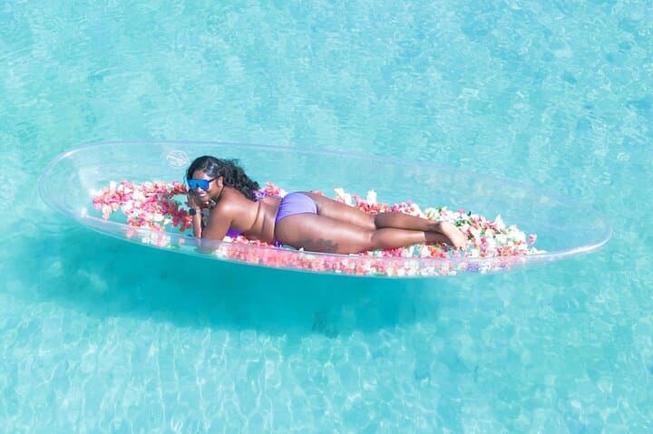 Clear Kayak Drone Photoshoot Montego Bay — Transparent Kayak Aerial Photos photo 3