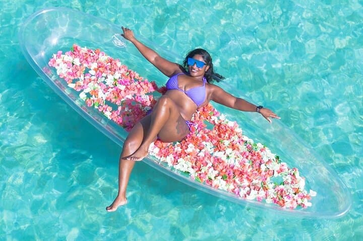 Clear Kayak Drone Photoshoot Montego Bay — Transparent Kayak Aerial Photos photo 4