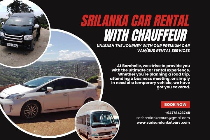 Private Sri Lanka Car Rental with Chauffeur — Daily Hire for Tours & Transfers