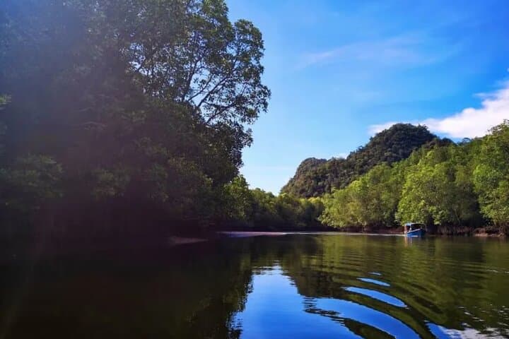 Kilim Geopark Sunset Mangrove Cruise with Mount Raya Peak View photo 4