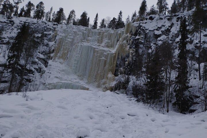 Korouoma Frozen Waterfalls Winter Hike from Rovaniemi with BBQ photo 4