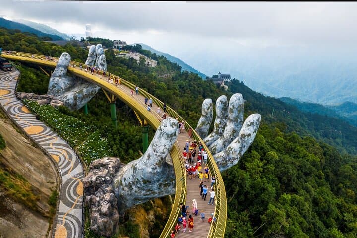 Ba Na Hills Day Tour: Golden Bridge, Cable Car & French Village photo 6
