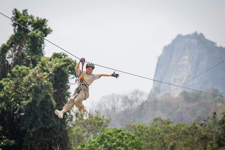 Pattaya Zipline Adventure: Soar Over Buddha Mountain’s Jungle Canopy