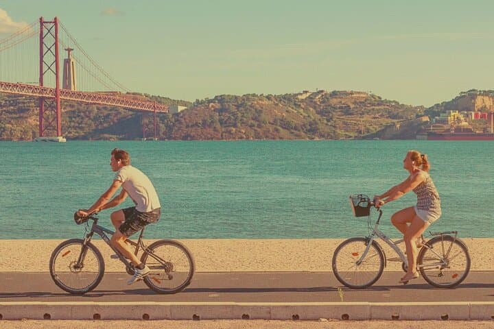 Self-Guided Riverside Cycle to Belém — Tagus History Ride in Lisbon