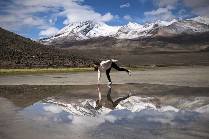 Salinas Lagoon Half-Day Tour from Arequipa — Volcano Views, Camelids & Hot Springs