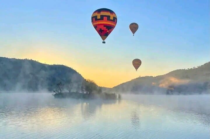 Sunrise Hot Air Balloon Safari over Rhino & Lion Nature Reserve photo 3