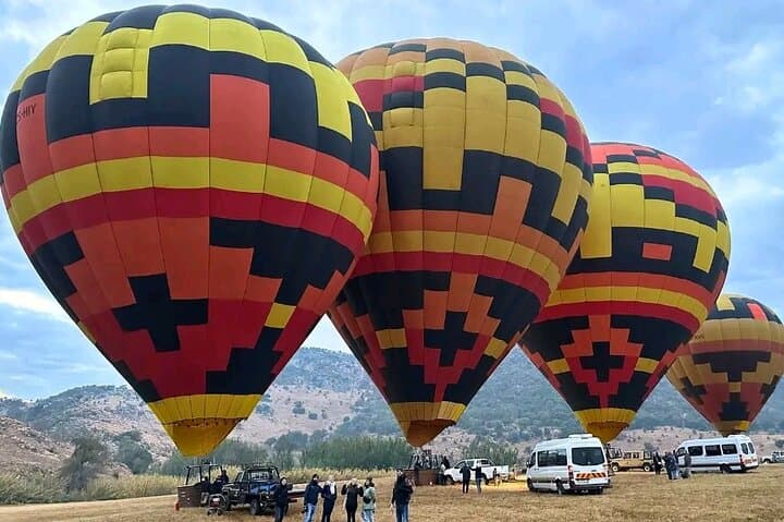 Sunrise Hot Air Balloon Safari over Rhino & Lion Nature Reserve photo 6