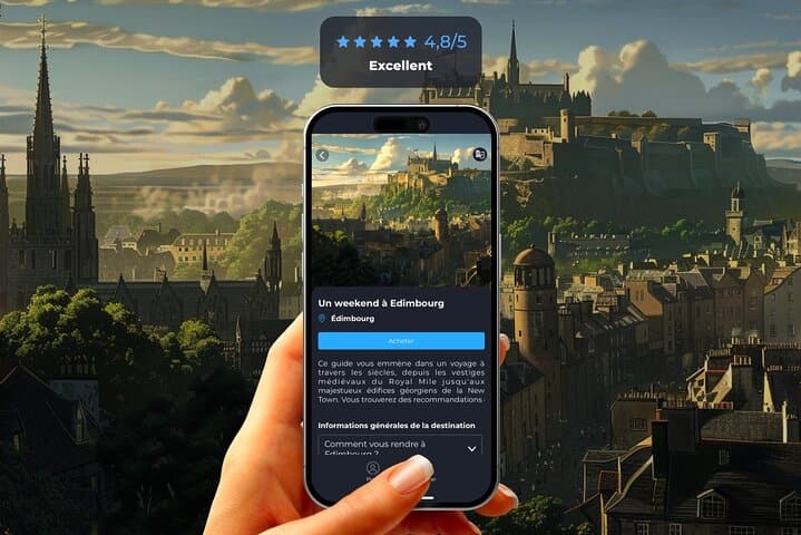 Self-Guided Edinburgh Digital Guide: 2-Day Walking Itinerary & Offline Map