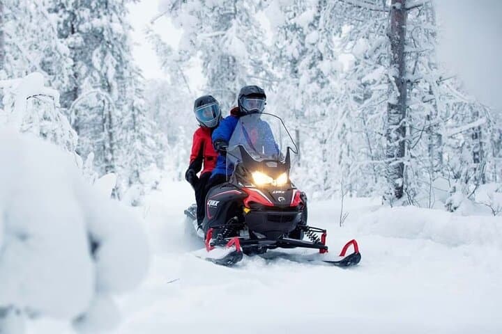 Small-Group Snowmobile Tour in Sinettä Wilderness (3 Hours)