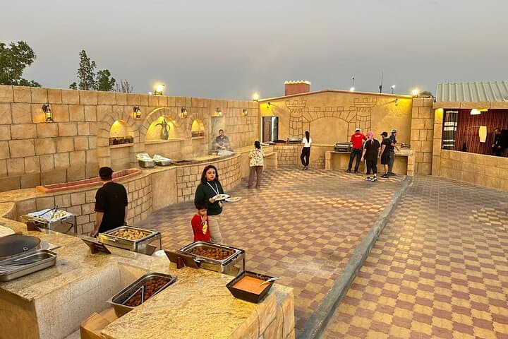 Private Lehbab Desert Safari: Dune Bashing, Sandboarding & Camp Dinner photo 2