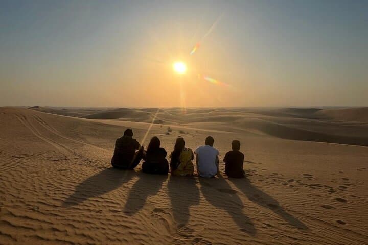 Private Abu Dhabi Sunset Desert Safari with Sandboarding: Dune Bashing & Camel Farm Visit photo 5