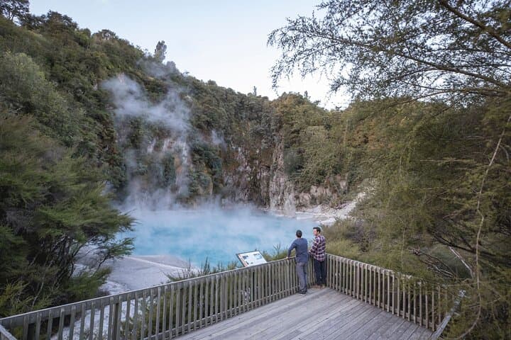 Half-Day Waimangu Volcanic Valley Walk from Rotorua — Frying Pan Lake & Inferno Crater