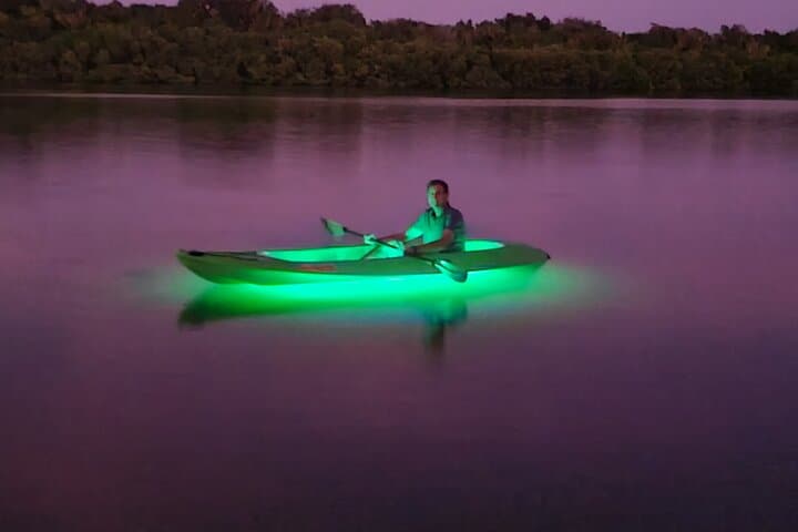 Sunset Glow Kayak Tour on Mosquito Lagoon: Night Kayaking with Biologists