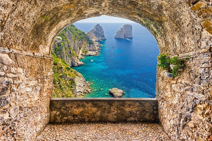 Capri Day Tour from Naples — Blue Grotto, Anacapri & Monte Solaro