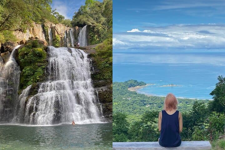 Nauyaca Waterfalls & Hacienda Ébano Safari Adventure — Waterfalls, Trails, Ocean Views