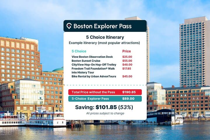 Boston Explorer Pass: Flexible 2–5 Attraction Digital Pass for Museum, Harbor & City Sightseeing photo 2