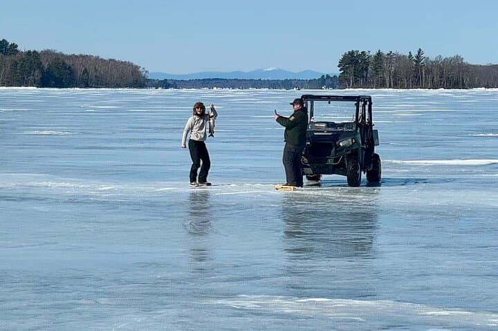 Bangor Icefishing on Pushaw Lake — Guided Half-Day Shelter Trip photo 5