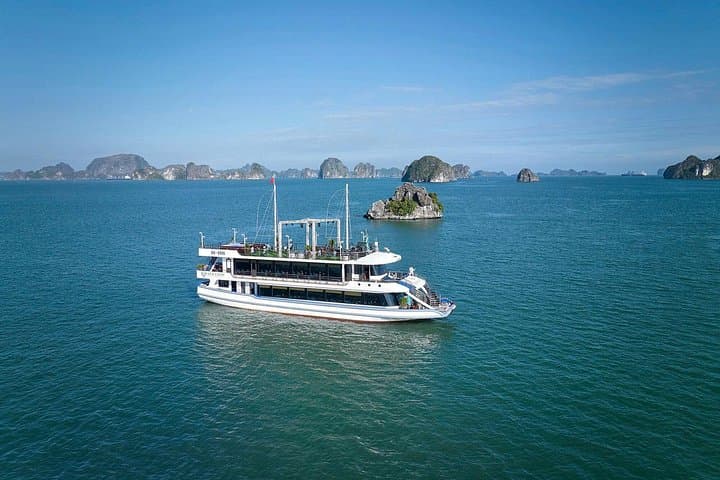 Luxury Ha Long Bay Day Cruise from Hanoi — Surprising Cave, Titop & Kayak photo 1