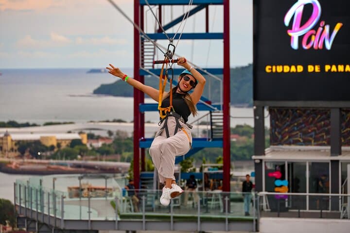 Soar Above Panama City: Urban Zipline Over the Skyline at POIN Panama photo 3