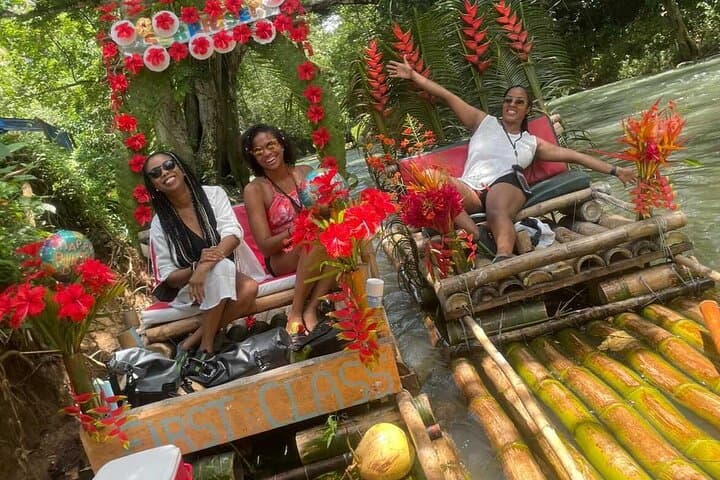 Private Bamboo River Rafting and Limestone Massage in Jamaica photo 2