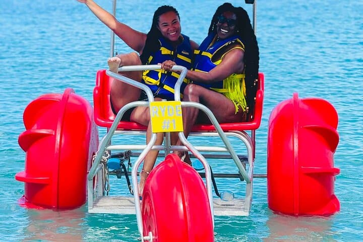 Pedal the Caribbean: Grand Anse Beach Water Bikes Experience
