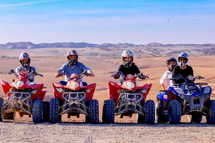 Sunset Quad and Camel Experience in Agafay Desert with Traditional Dinner