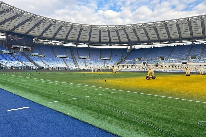 Rome Olympic Stadium VIP Tour and Buffet Lunch at Foro Italico