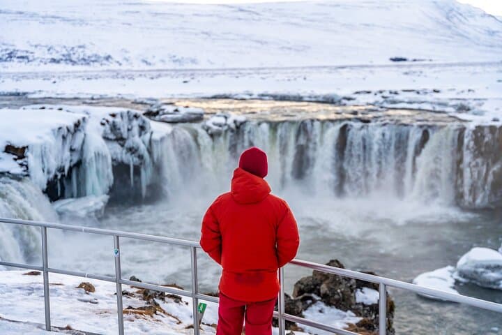Explore Godafoss in Winter: Akureyri Waterfall Tour with Crampons photo 3
